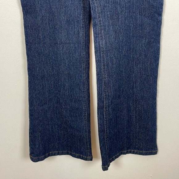 Mummy Long Legs Matenity Jeans womens 14/16 Wide Leg 7 Pockets Blue Pants - Picture 2 of 10